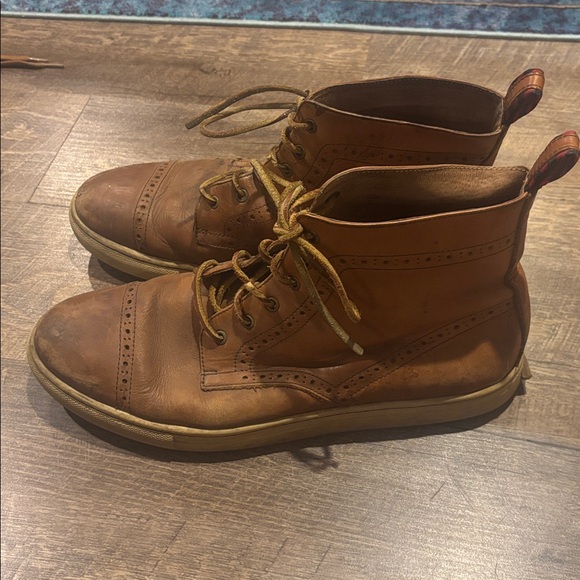 Polo Ralph Lauren Jarrod Cap Toe Leather Boots - Picture 1 of 5
